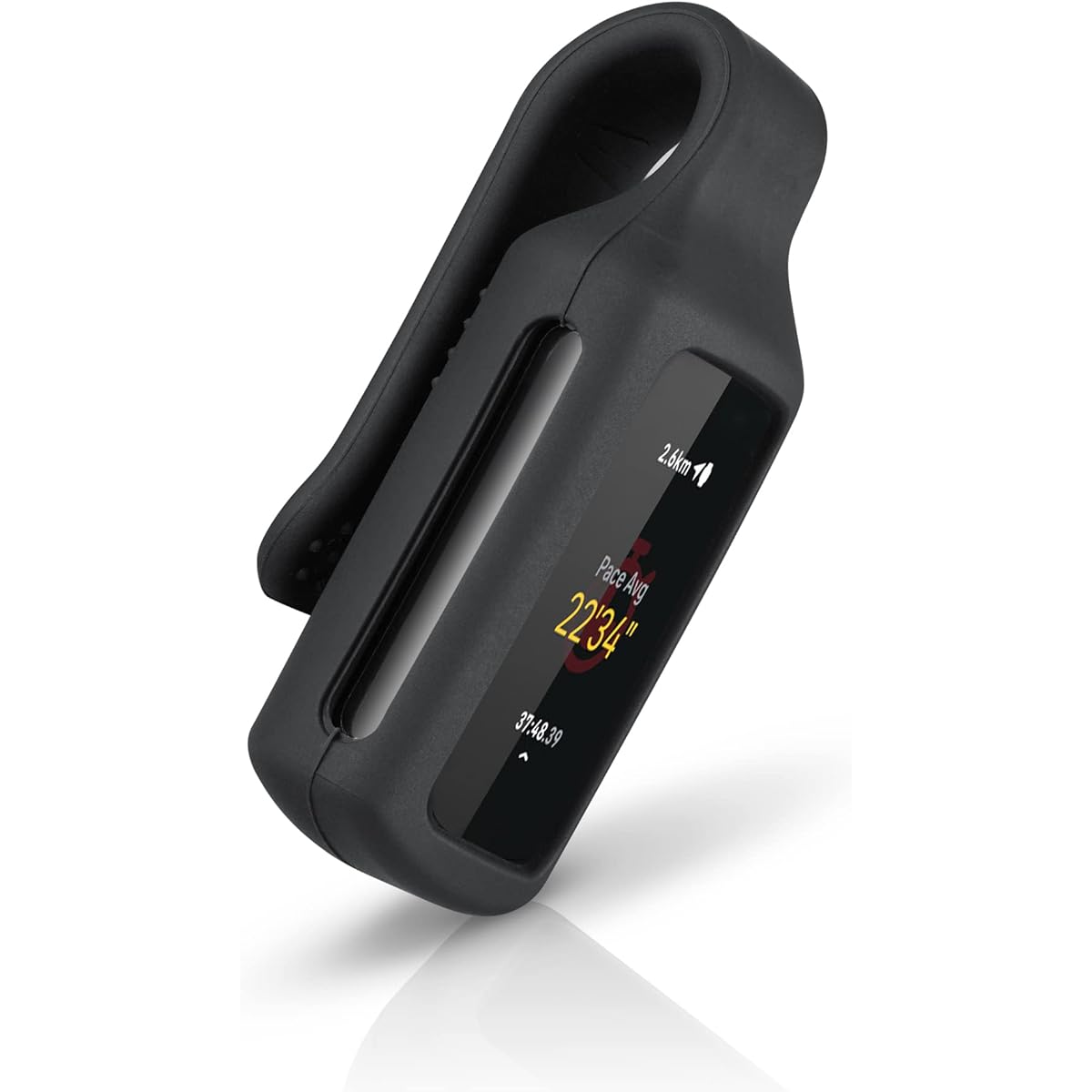 Wasserstein Clip Holder Compatible with Fitbit Charge 5 - Clip your Fitbit Anywhere (Black, 1 Pack)