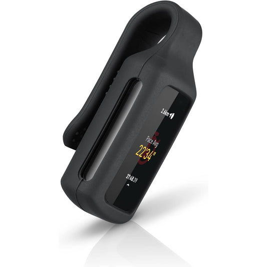 Wasserstein Clip Holder Compatible with Fitbit Charge 5 - Clip your Fitbit Anywhere (Black, 1 Pack)