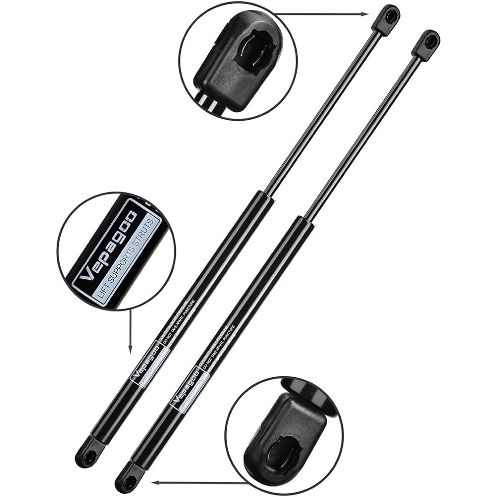VEPAGOO Gas Charge Doria Glass Window Lift Support Shock Strut 2 Pieces Set for Ford Excression 2000-2005 (Original Size)