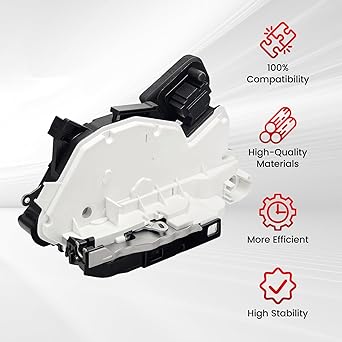 SYERAL Door Lock Actuator Front Left Latch Lock 5K1837015E 6rd837015A Front Left Powered Alatz 2015 VW Bettle E-GOLF GTI Jetta Passat