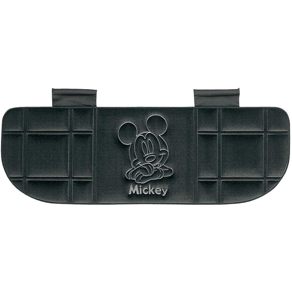 BONFORM Seat Cushion Mickey Press Velor for 1 Light/Regular Car (2 Front Seats & Rear Seat) Set Black 5590-91BK