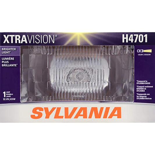 Sylvania H4701 XtraVision High Beam Halogen Sealed Beam Headlight, (Contains 1 Bulb)