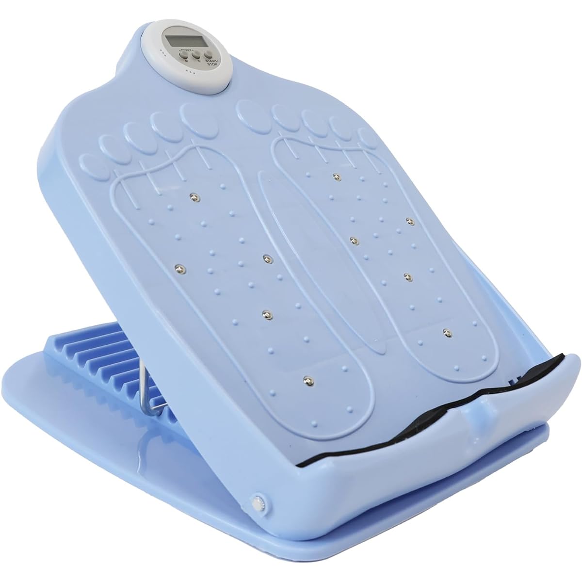 [MRG] Stretch Board, Calf, Ankle, 10 Levels, Forward Bending, Stretching, Achilles Tendon, Folding, Stepping, Health Equipment, Incline Board, Plantar Fascia, Back, Back Peach, Hip (Blue)