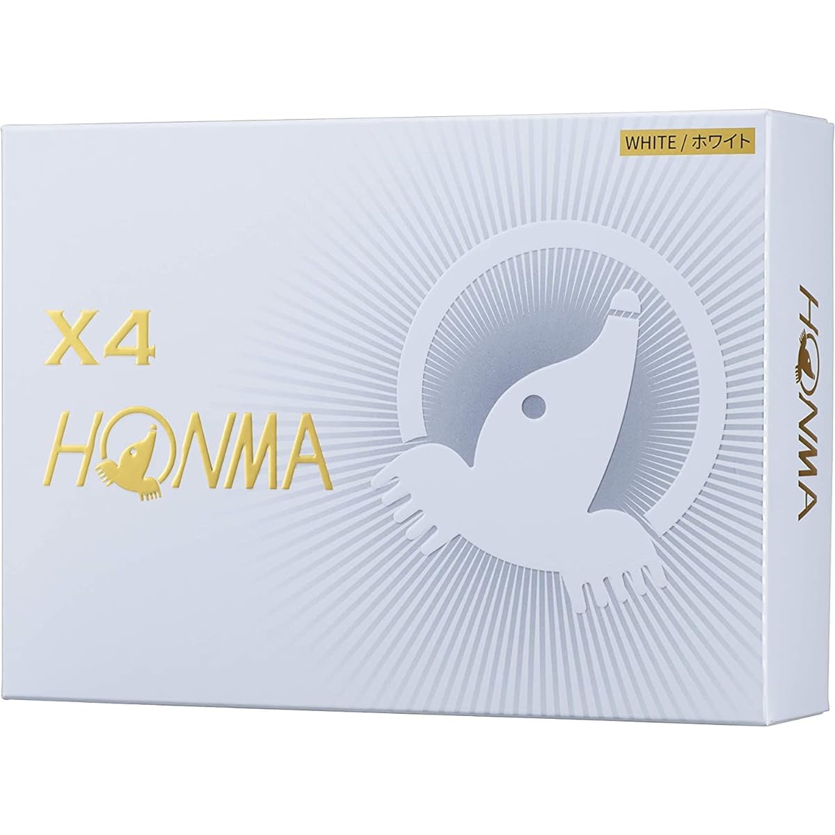 Honma Golf Golf Balls X4 BT1906 White 1 Dozen
