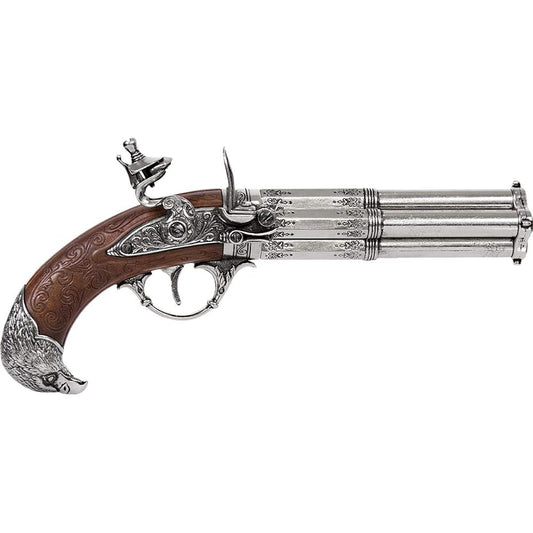 Denix Model Gun Flintlock 4 Barrel 1307