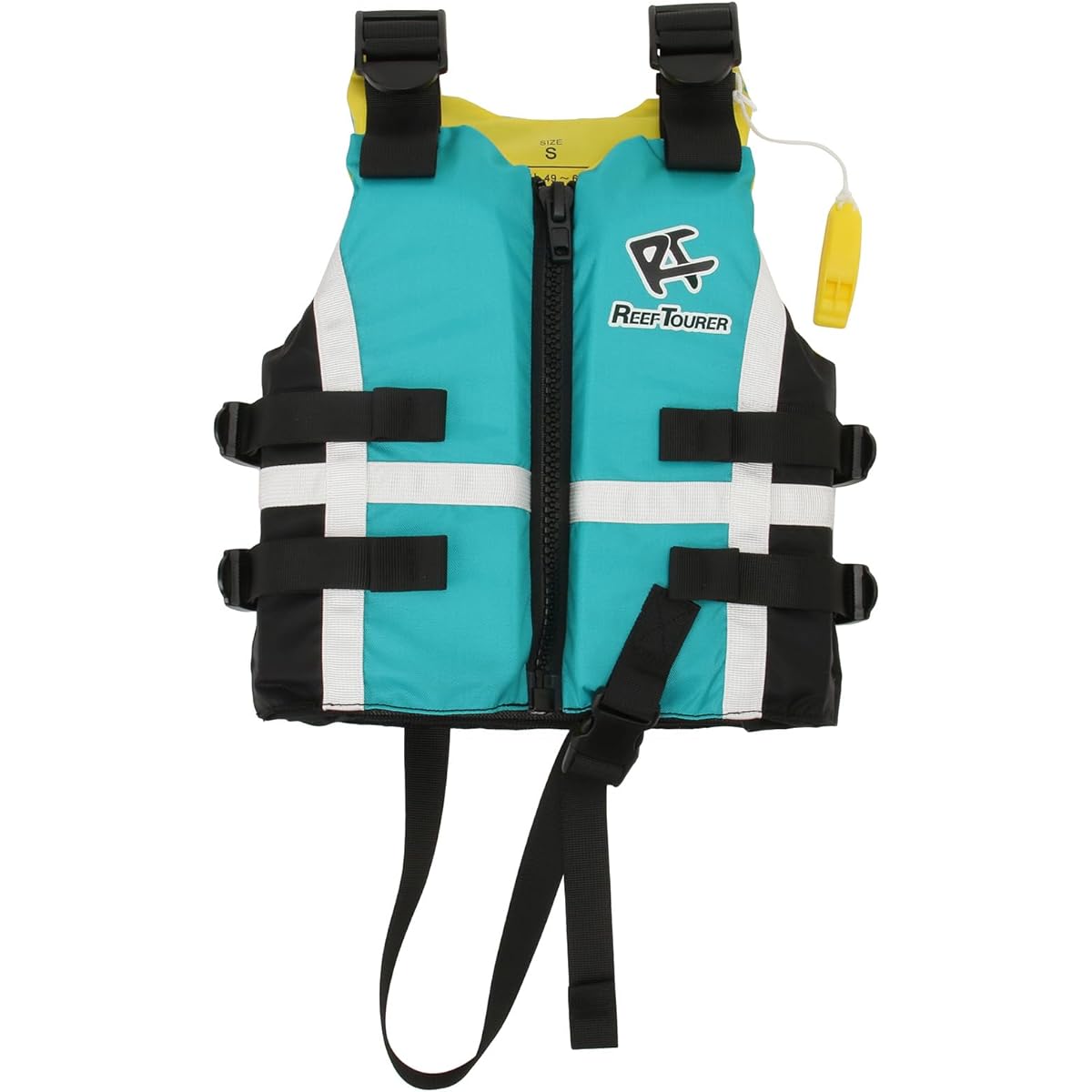 REEF TOURER Snorkel Snorkeling Vest Floating Vest Snorkeling Vest Vest for Children [S/M Size] [Yellow/Turquoise/Lavender] SV1500/SV1500P