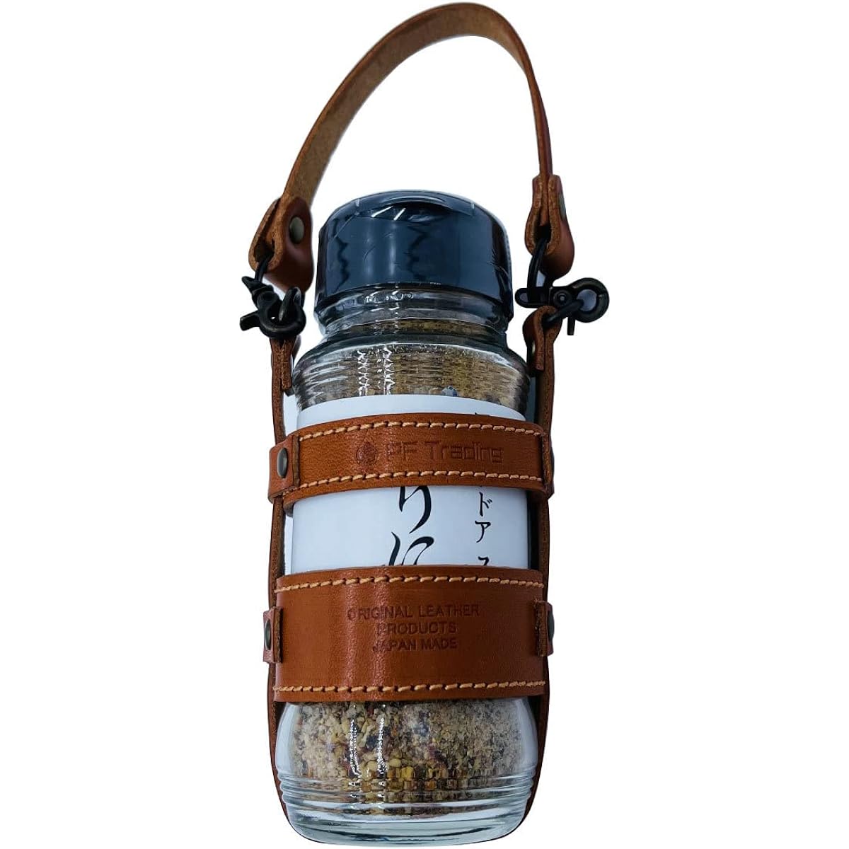 PF Trading Spice Holder for Horinishi [Made of authentic high-quality leather]