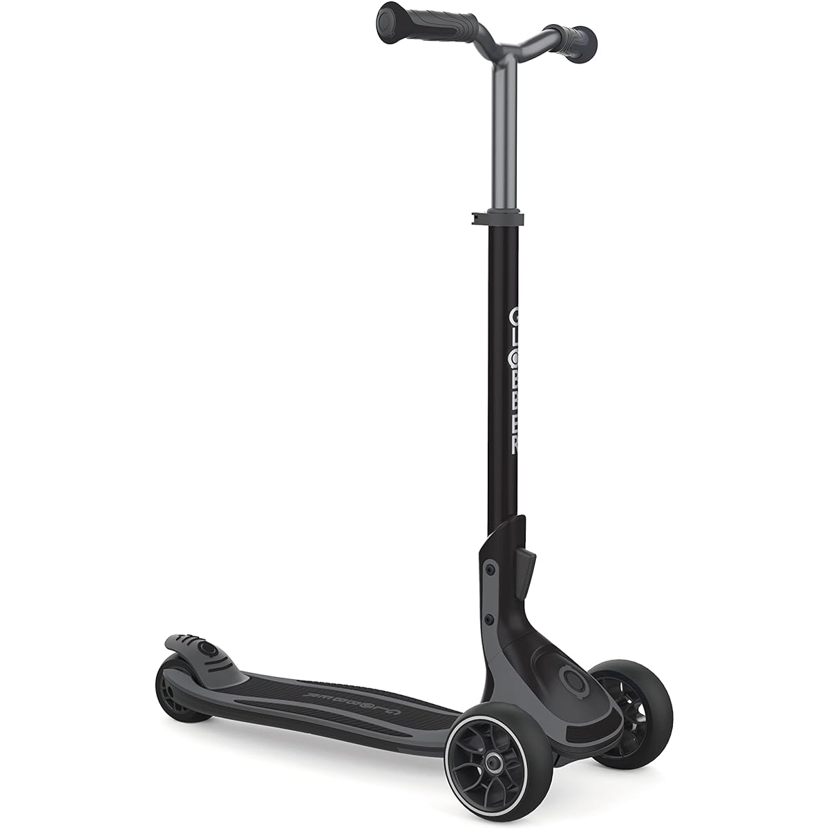 GLOBBER Kickboard Flash Foot Brake Outdoor Play Children Vehicle Kick Scooter Ultimate Black WLGB612120
