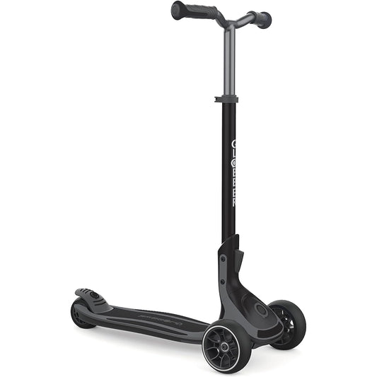GLOBBER Kickboard Flash Foot Brake Outdoor Play Children Vehicle Kick Scooter Ultimate Black WLGB612120