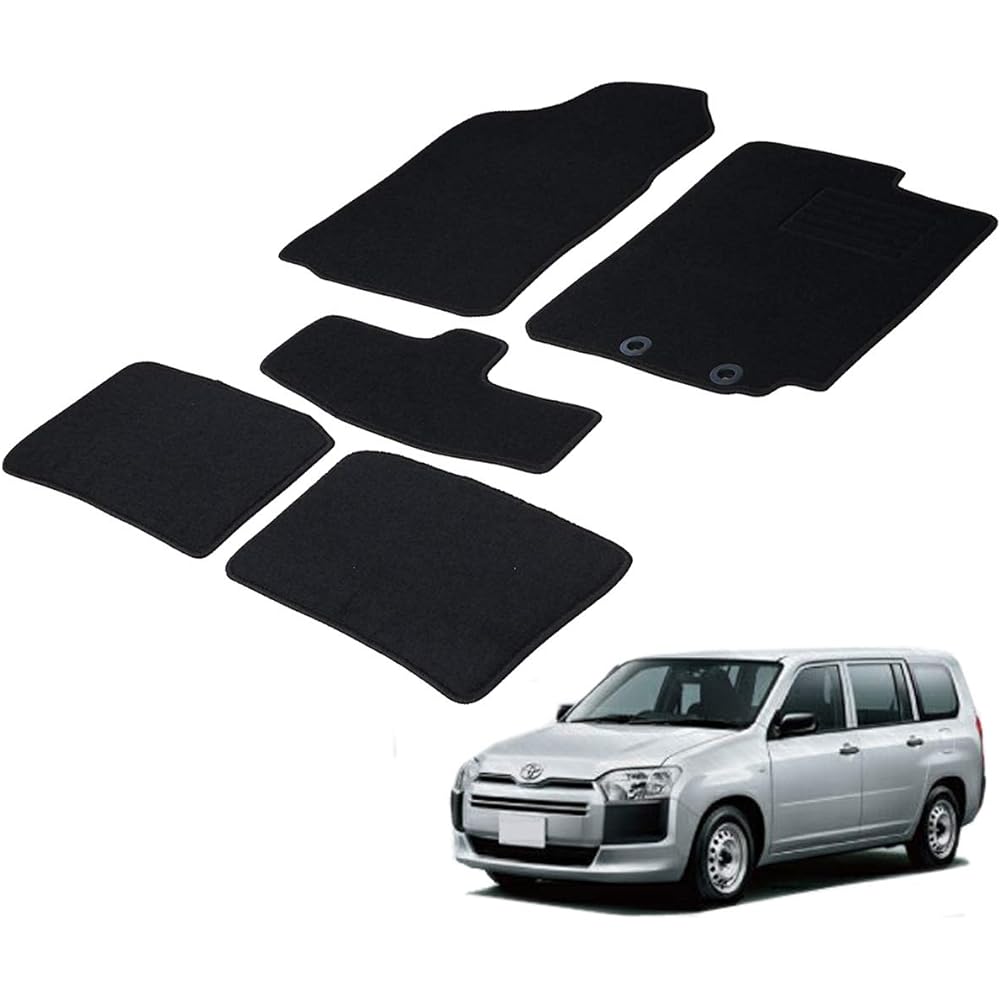 Fenice Car Mat Floor Mat Domestic Production (Toyota Probox/Succeed 160 Series) Black Anti-Slip Shape Resistant to Slip Car Mat (Car Parts Specialty Store)