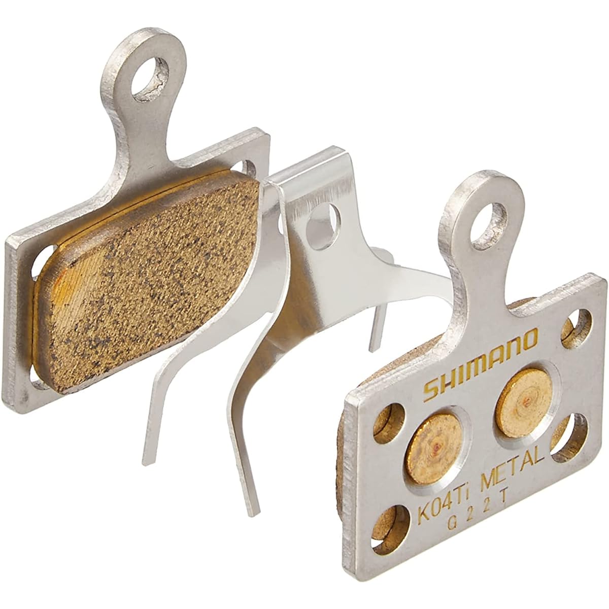 SHIMANO Disc Brake Pad K04TI Metal Titanium Back Plate