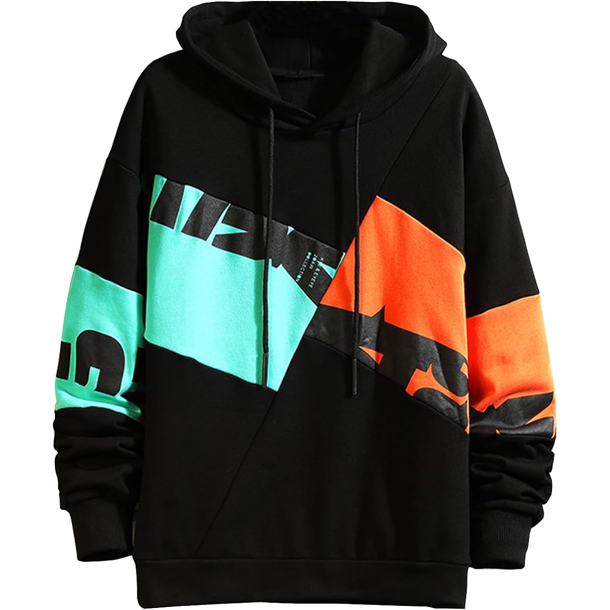 [RedS] Men's Hoodie, Large Size, Long Sleeve, Sweatshirt, Pullover, Loose, Casual, Autumn/Winter Clothes