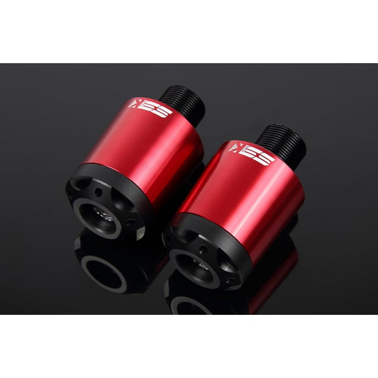 SSK Handlebar End Red KAWASAKI (ZX-10R 2004-2007) (NINJA H2/H2R 2015-) ABEKP01RD