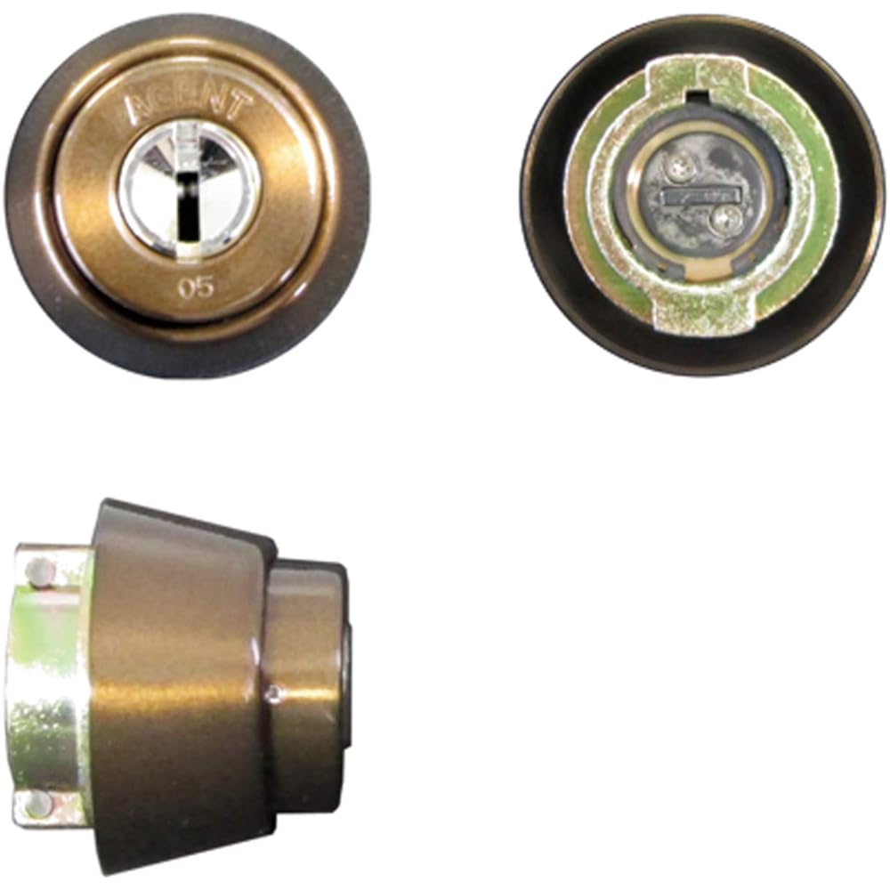 AGENT Dimple Key MIWA Replacement Cylinder with 5 Keys Bronze [Product Number: LS5-LA]