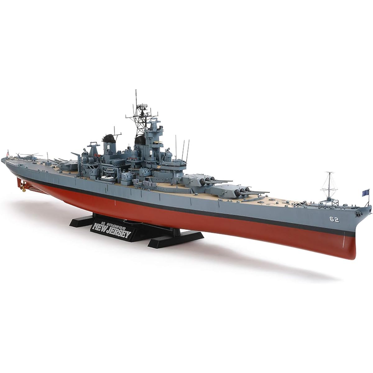 TAMIYA 1/350 Ship Series No.28 US Navy Battleship BB-62 New Jersey Plastic Model 78028