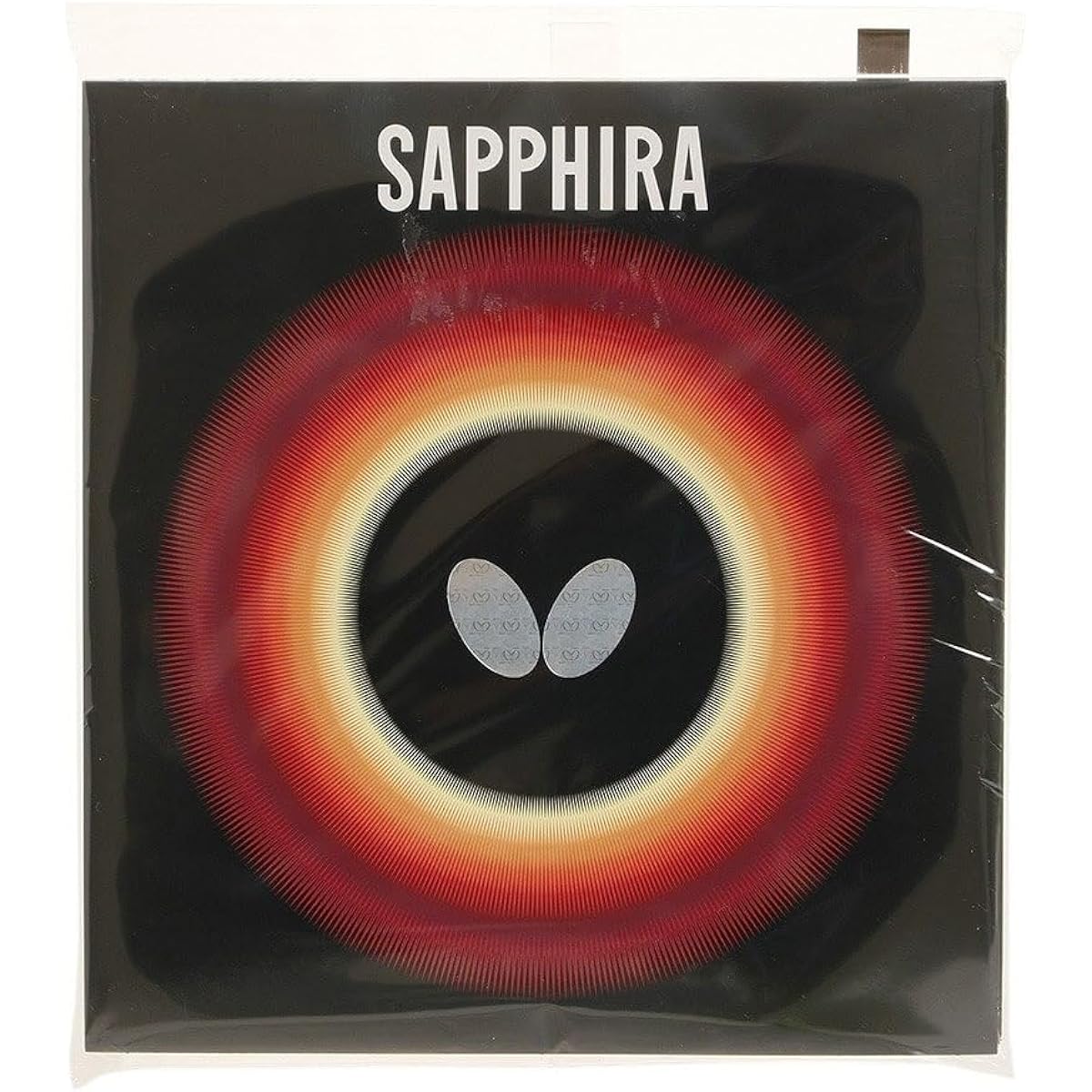 Butterfly Table Tennis Rubber Sapphira Back Soft For Beginners 05540 Black Medium