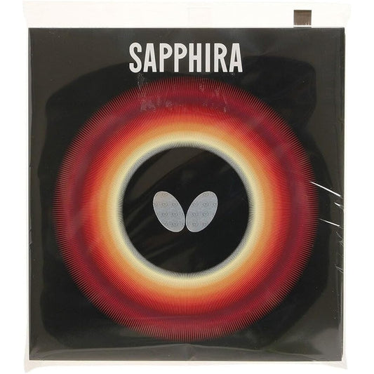 Butterfly Table Tennis Rubber Sapphira Back Soft For Beginners 05540 Black Medium