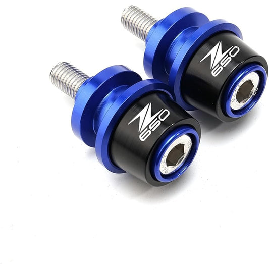 DOOREX 8mm Green Swing Arm Spool Slider Stand Screw Kawasaki Z650 Z 650 2017-2019 2020 2017-2019 2020 2017-2019 Swing Arm Slider Spool (Size : 1 Pair Blue)