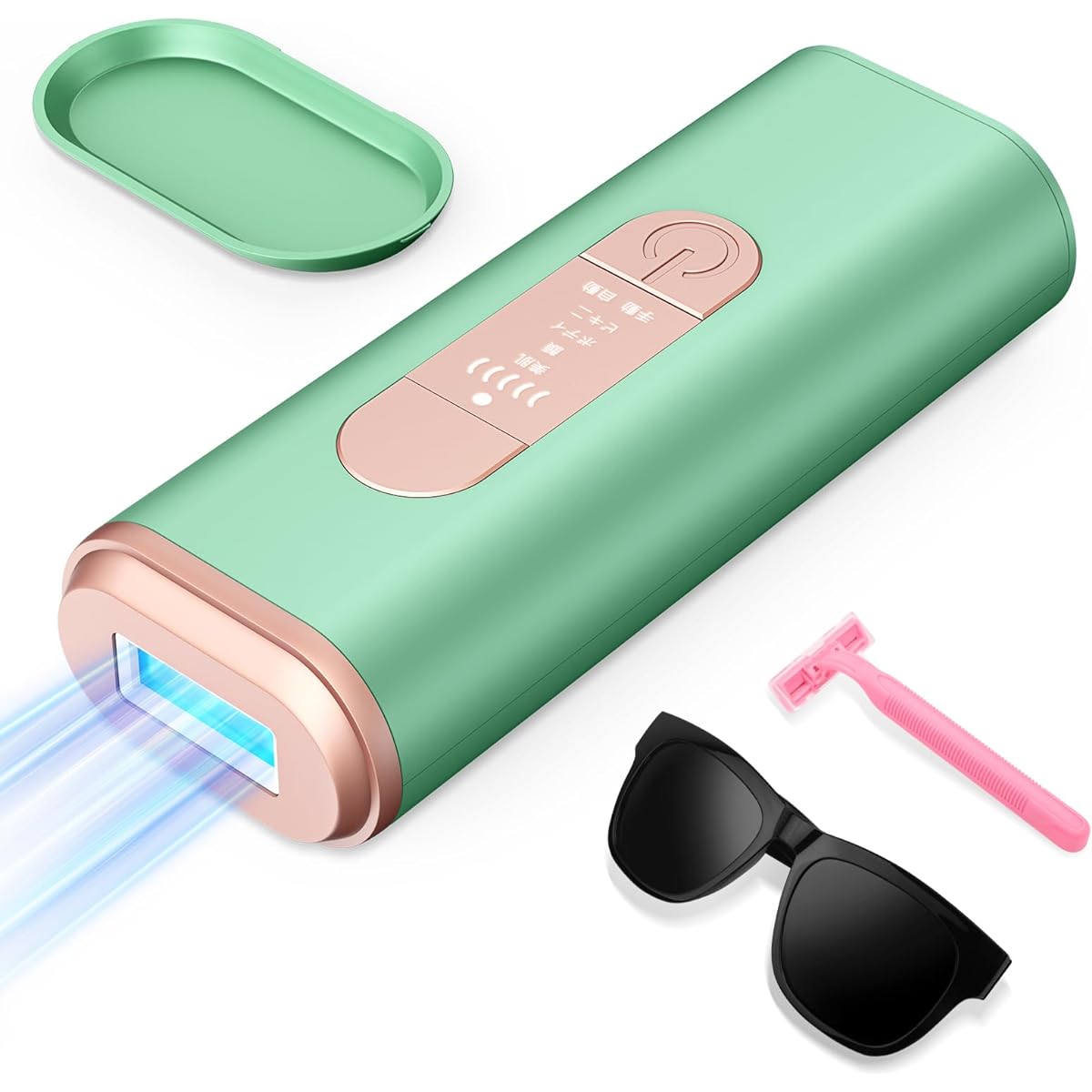 IPL Vapaka Optical Epilator, VIO Compatible, For Home Use, Epilator, Lightweight, 5 Level Adjustment, Women's, Home, Men's, Continuous Irradiation, Whole Body Care, Light Beauty Device, For Face,