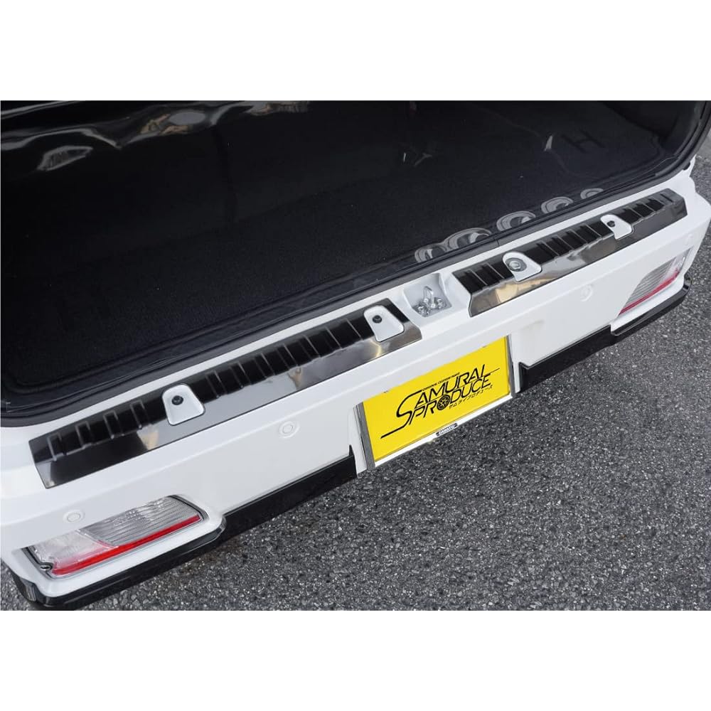 Samurai Produce Daihatsu New Model Atley S700V S710V Luggage Scuff Plate 2P Black Hairline