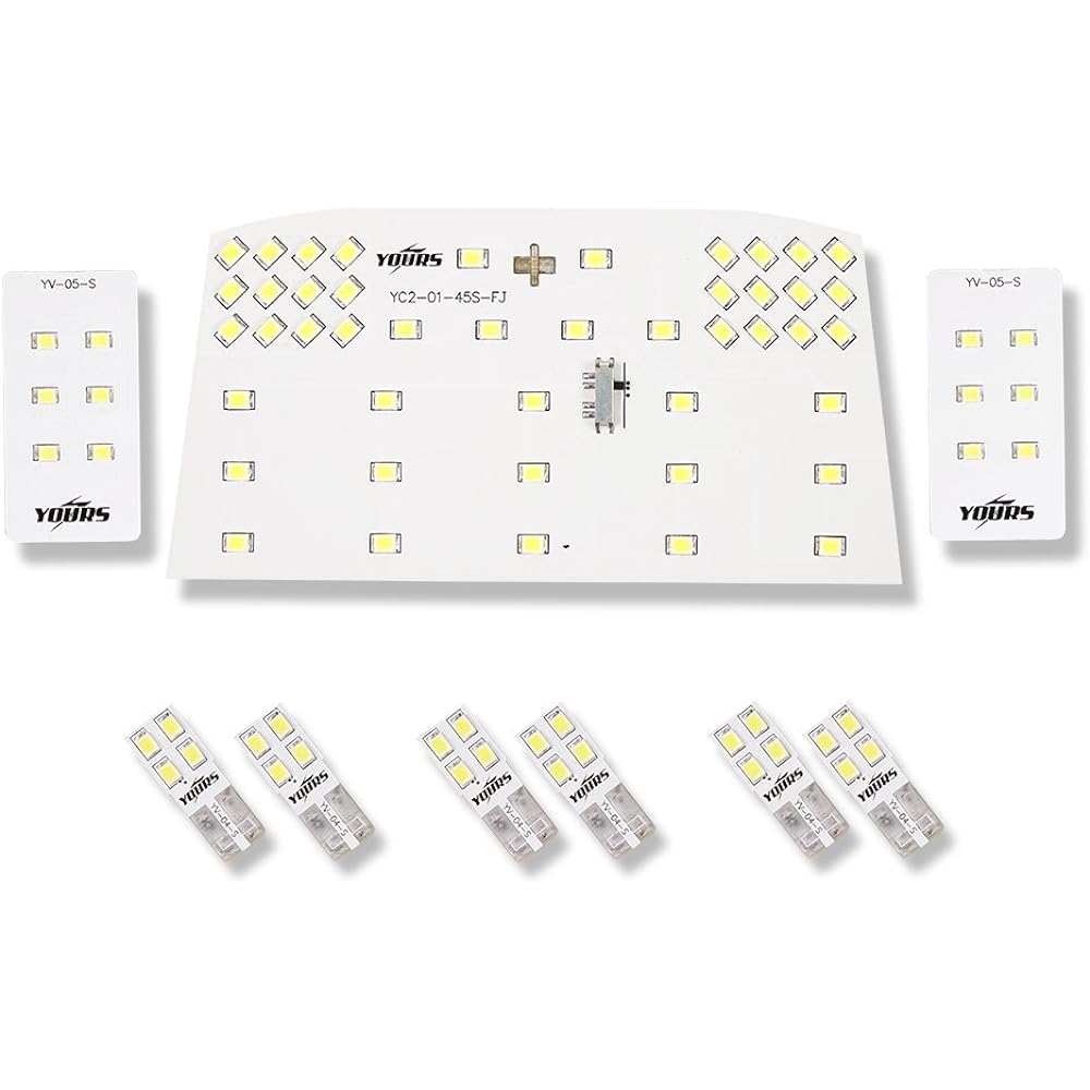 YOURS Toyota Crown 210 Series Early Year [H24.12~H27.9] (With dimming adjustment) Specially designed LED room lamp set (with special tools) 210crown-room-led-n [2] M