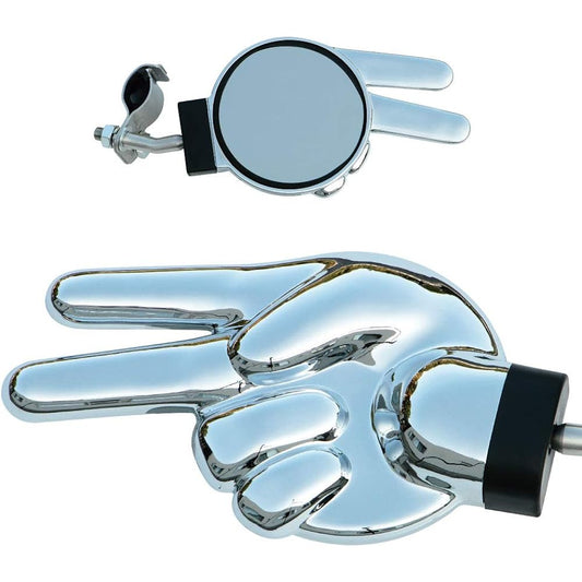 JET INOUE Rock Paper Scissors Mirror Chrome Plated 501483 Silver