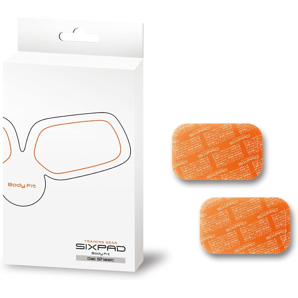 MTG SIXPAD Six Pad Body Fit High Conductive Gel Sheet (Body Fit) 2 Pieces [Manufacturer Genuine Product]