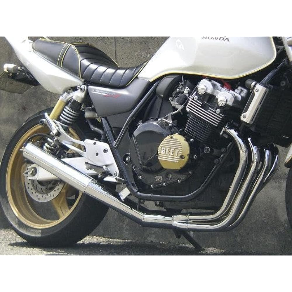 PRETTY RACING CB400SF VTEC NC39 Short Tube 70π Muffler Plated