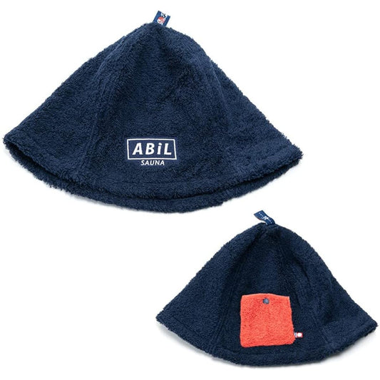 [ABiL] Sauna Hat Imabari Large Deep POCKET Imabari Towel Sauna Hat