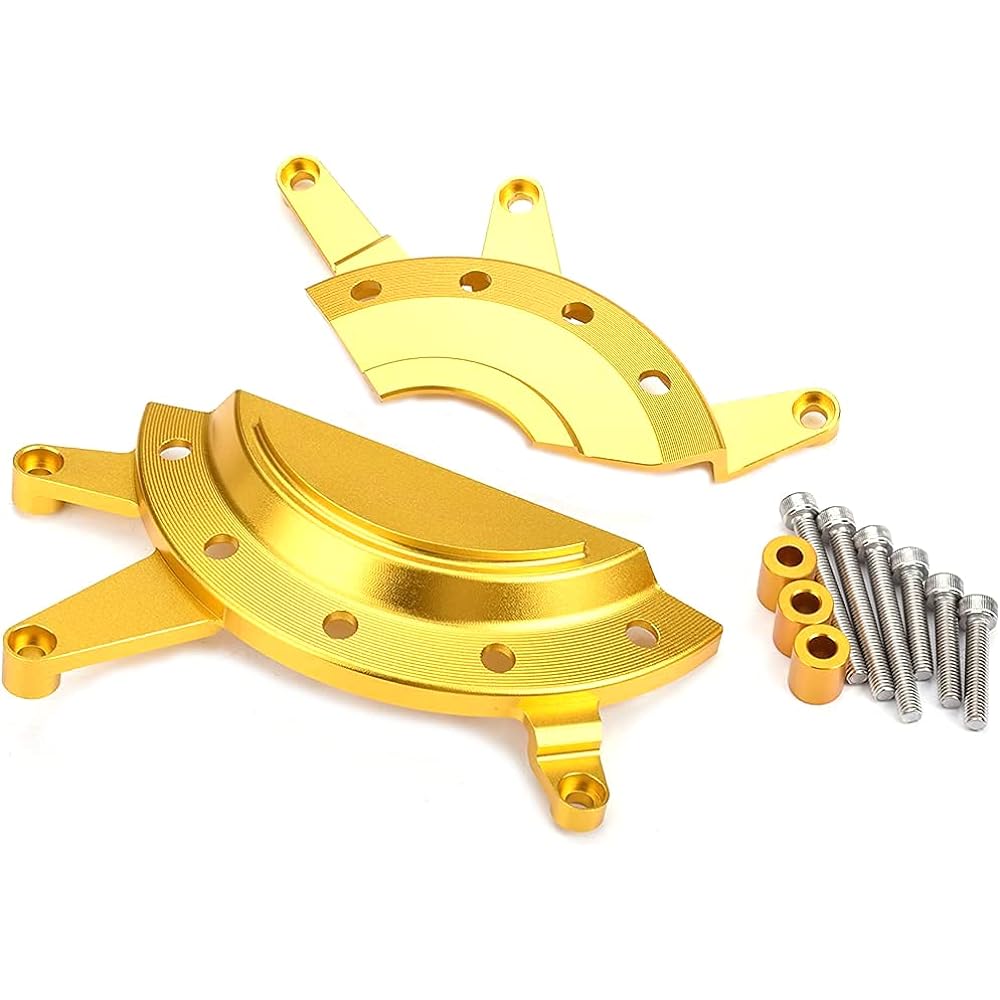 LEDISHUN Engine slider engine cover applicable Ninja 400 Z400 Ninja 250 Z250 (yellow)