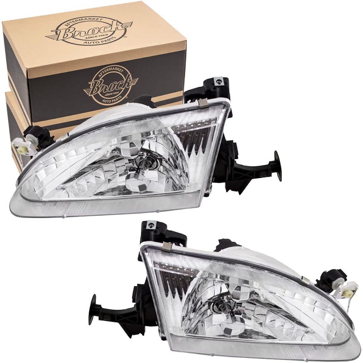 Headlight headlamp replacement for driver seats and passenger seats 98-00 Toyota Corolla 81150-02050 81110-02060