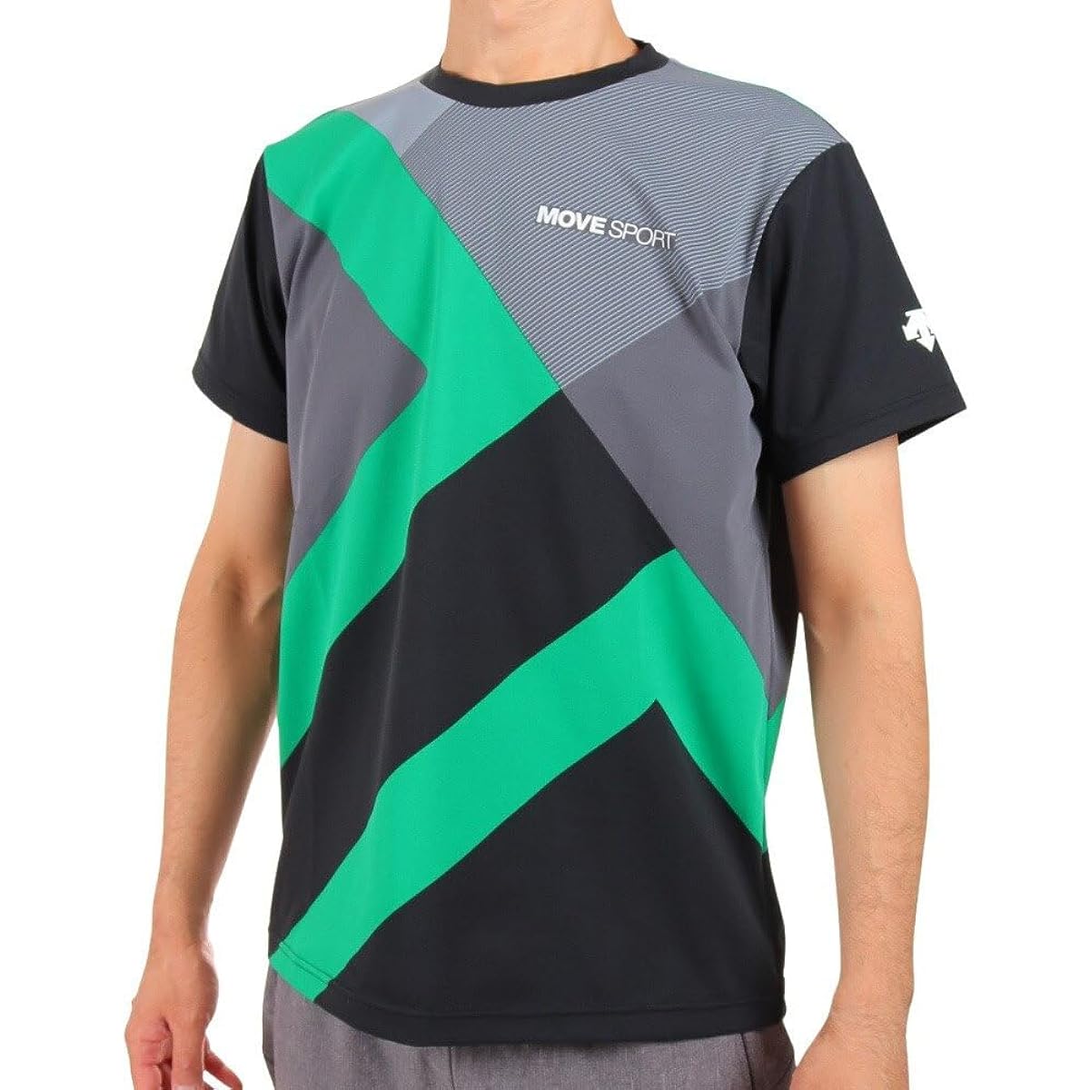 [DESCENTE] Short Sleeve T-Shirt Sunscreen UV Protection (UPF50+) Stretch MOVESPORT Training Men's