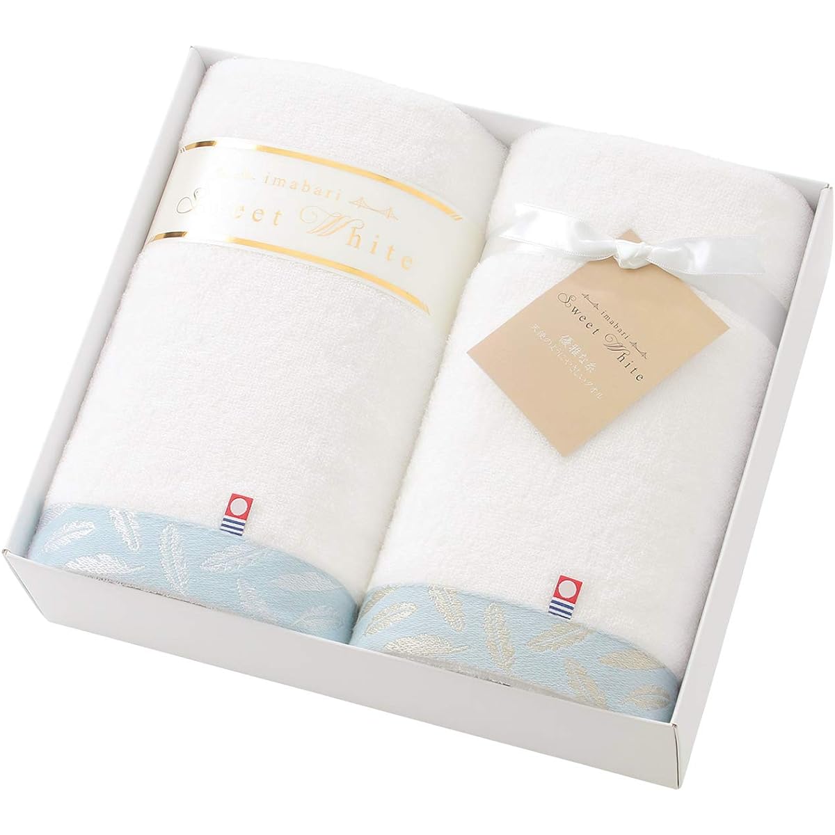 Tokuda Towel Gift Set Sweet White Imabari Towel 62210