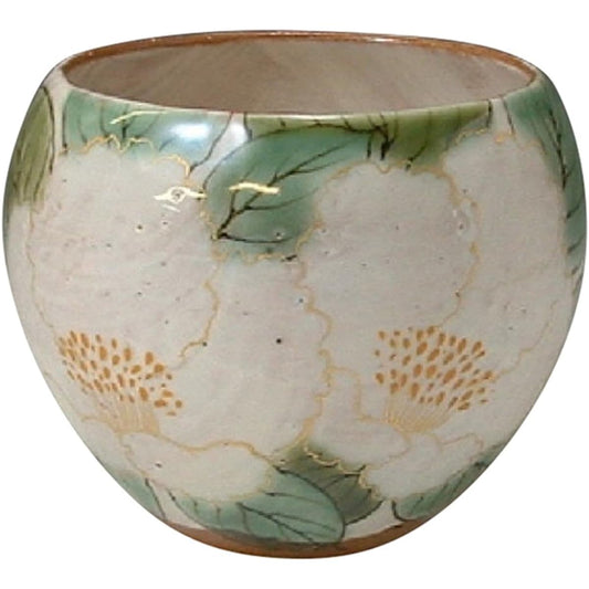 Kyoto ware, Kiyomizu ware, pottery kiln, tea bowl (with presentation box), flower arrangement (shara) AHS-05