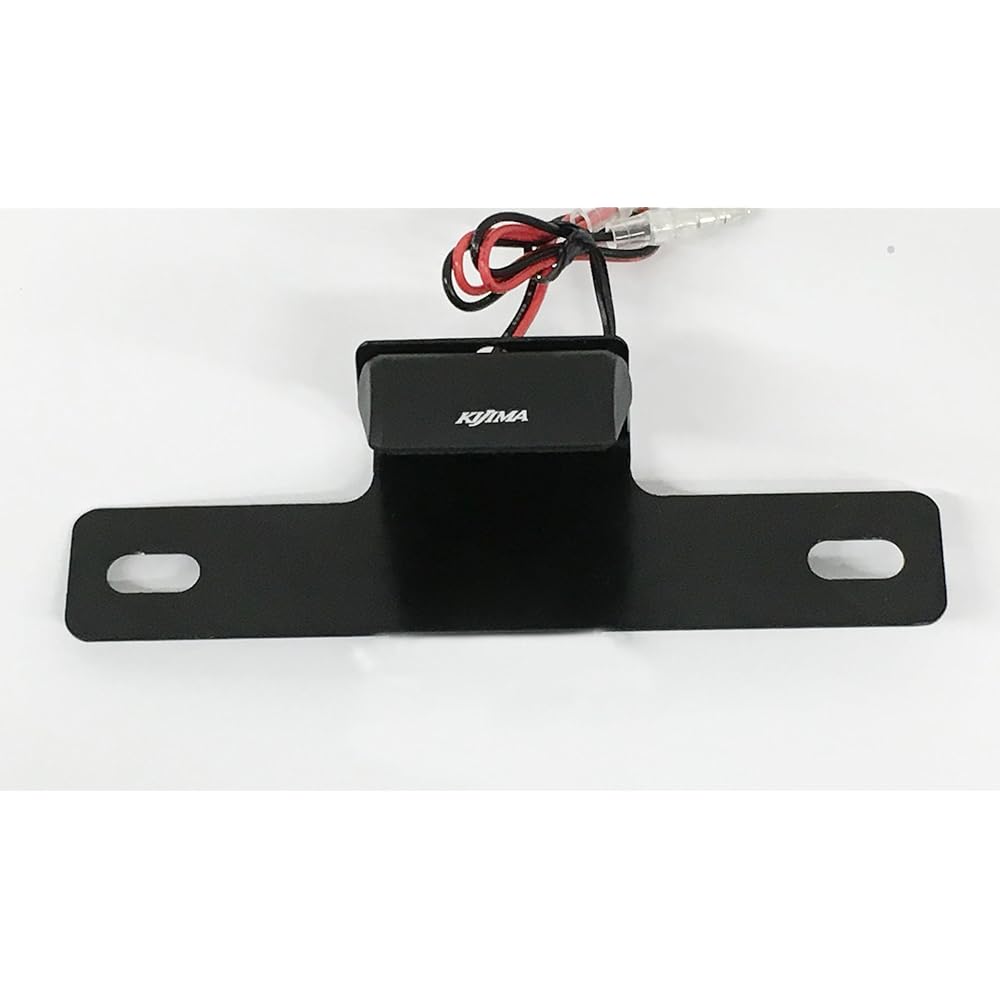 Kijima Motorcycle License Lamp Number Light Type 2 White LED with Stay 217-6148