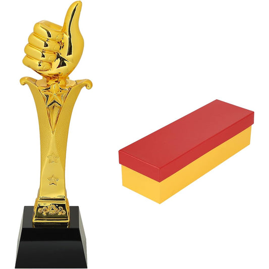 lifactlab. Trophy Like Winner Cup Award Thumb Party Internal Award Tournament Competition Comes with special case Height approx. 30cm