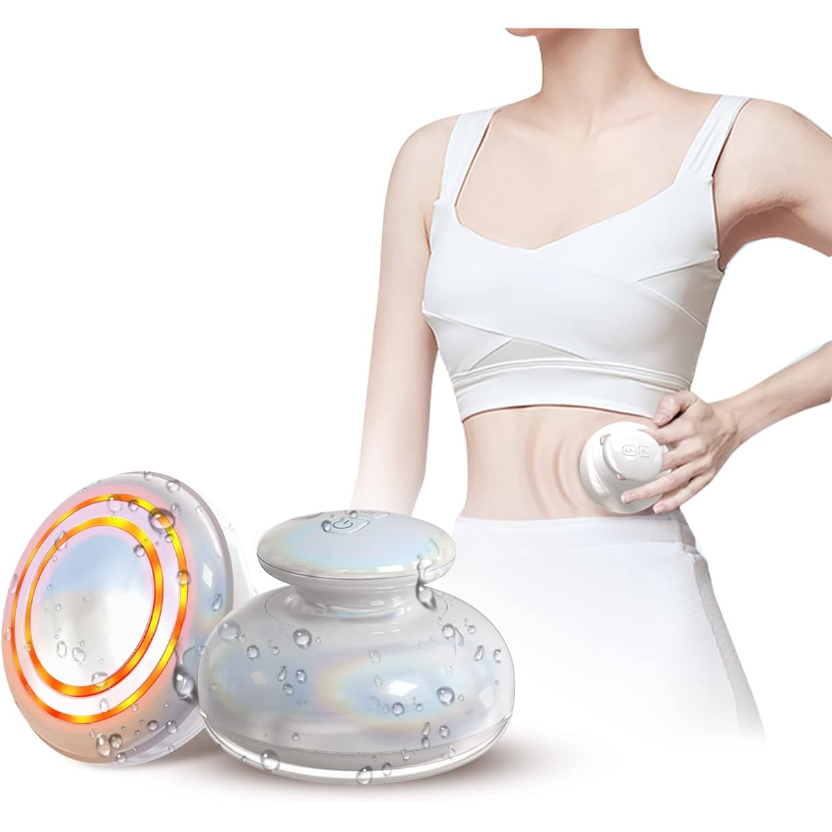 FIIL Cavitation Home Cavitation Multiple Modes Equipped with EMS Vibration and LED Multiple Functions in One Unit Abdominal Muscle Full Body Esthetics Facial and Body Home Esthetics Japanese Instruction Manual Included
