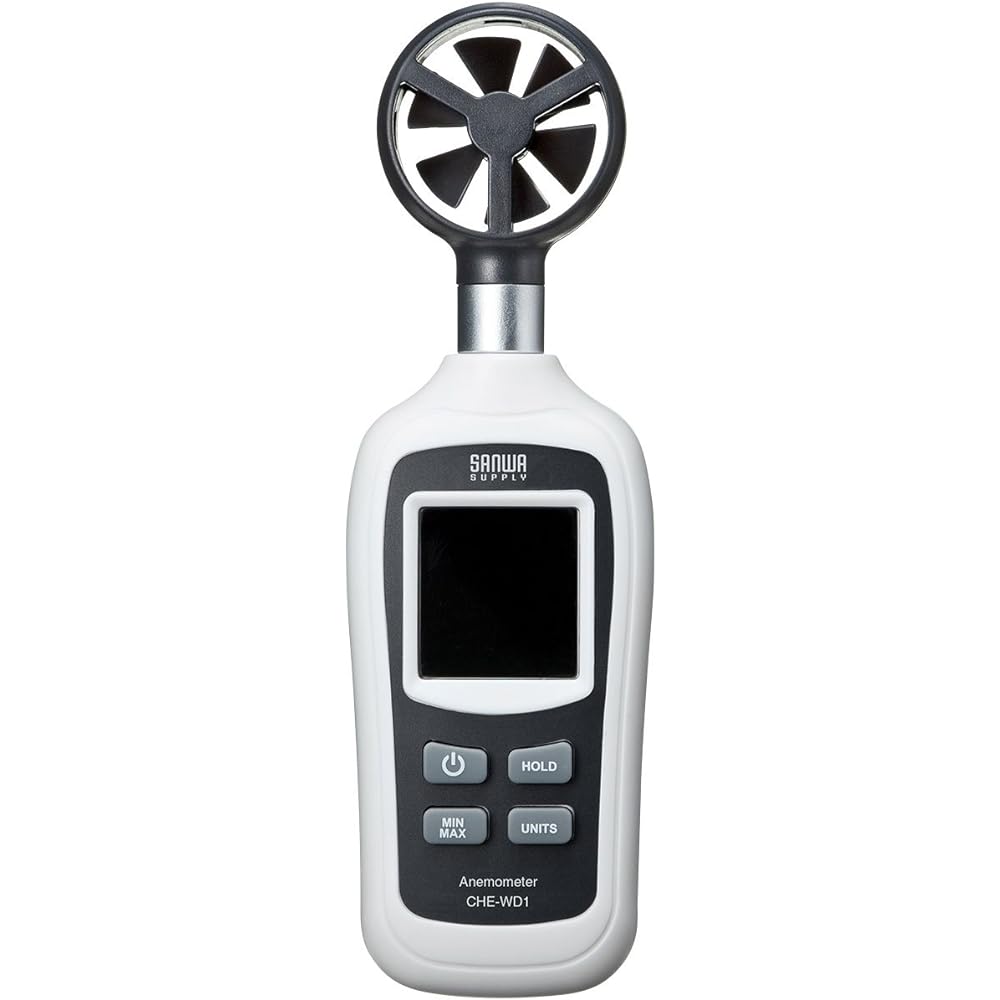 Sanwa Supply Digital Anemometer (Can measure wind speed and temperature) Small CHE-WD1