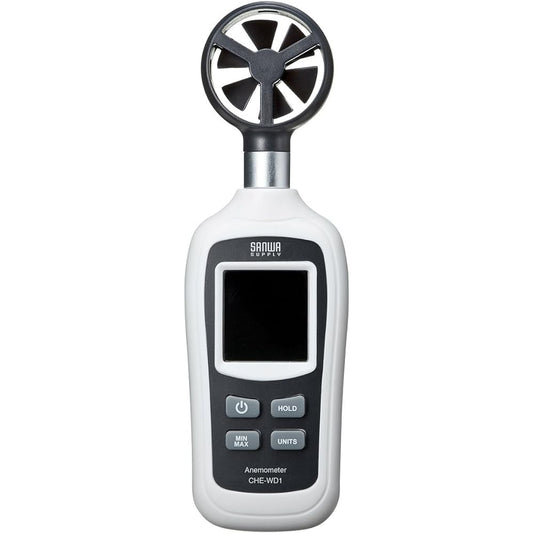 Sanwa Supply Digital Anemometer (Can measure wind speed and temperature) Small CHE-WD1