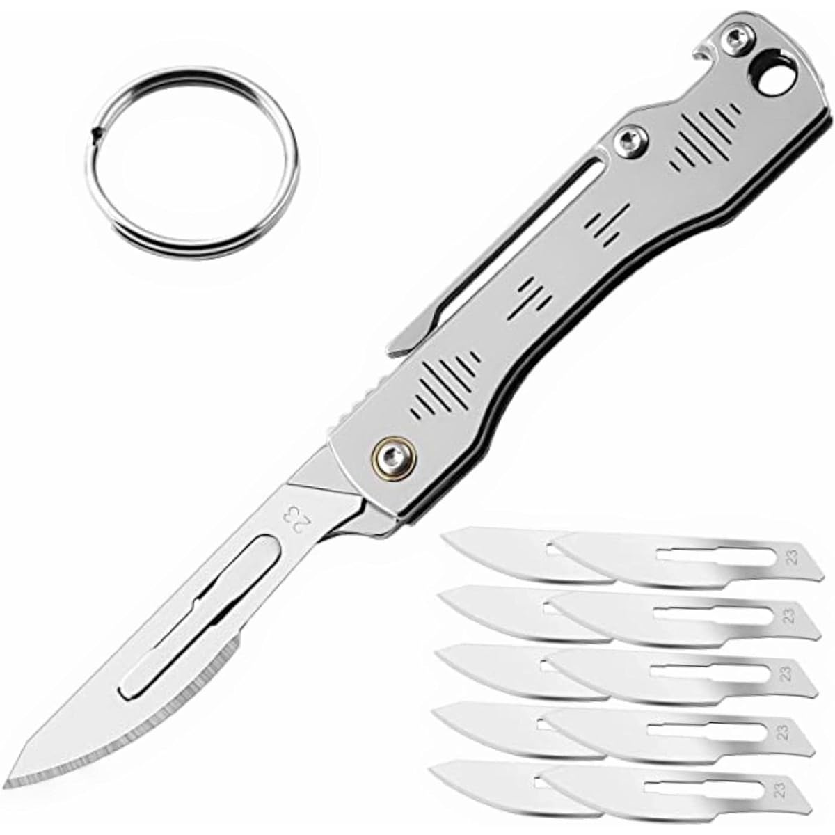 Folding Knife, Practical EDC Pocket Knife, 5cm #24