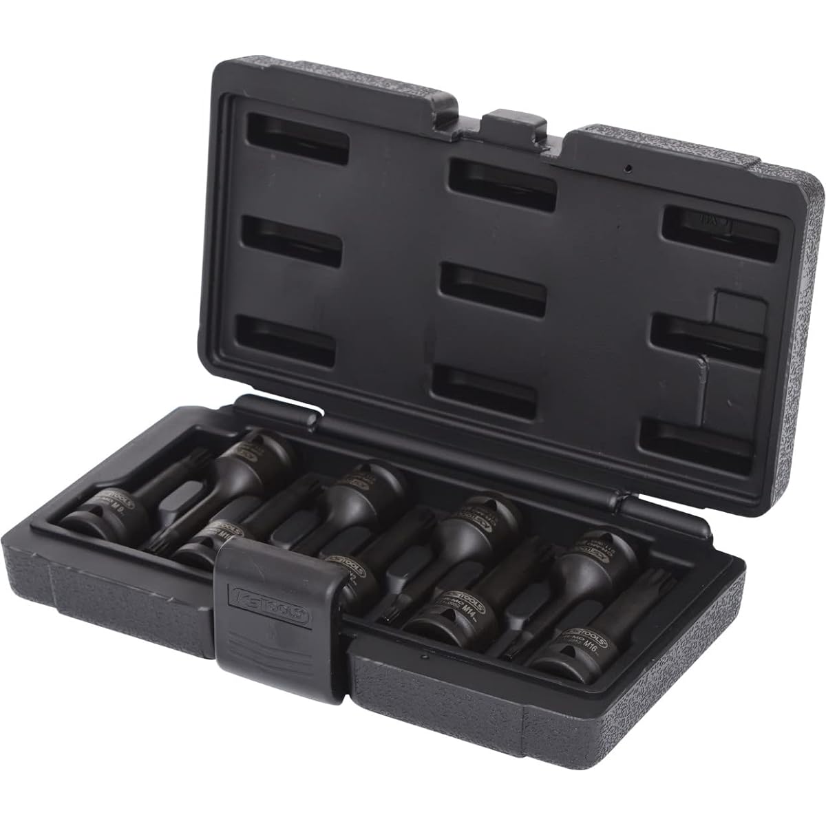 KS TOOLS 1/2" Impact bit socket set for spline(XZN) screws 9 pcs 911.0944