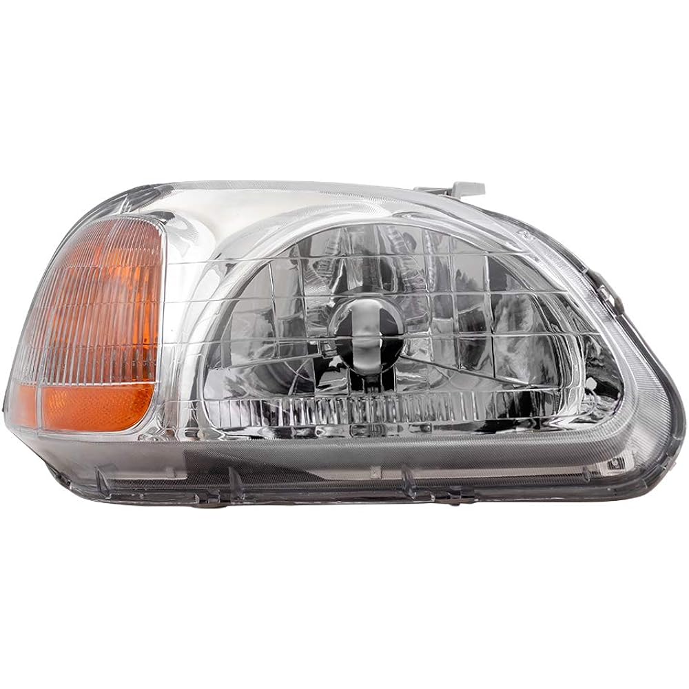 BROCK replacement driver and Halogen Headlight for passenger seats 1996 1997 1998 Civic 33151-S01-305 33101-S01-305