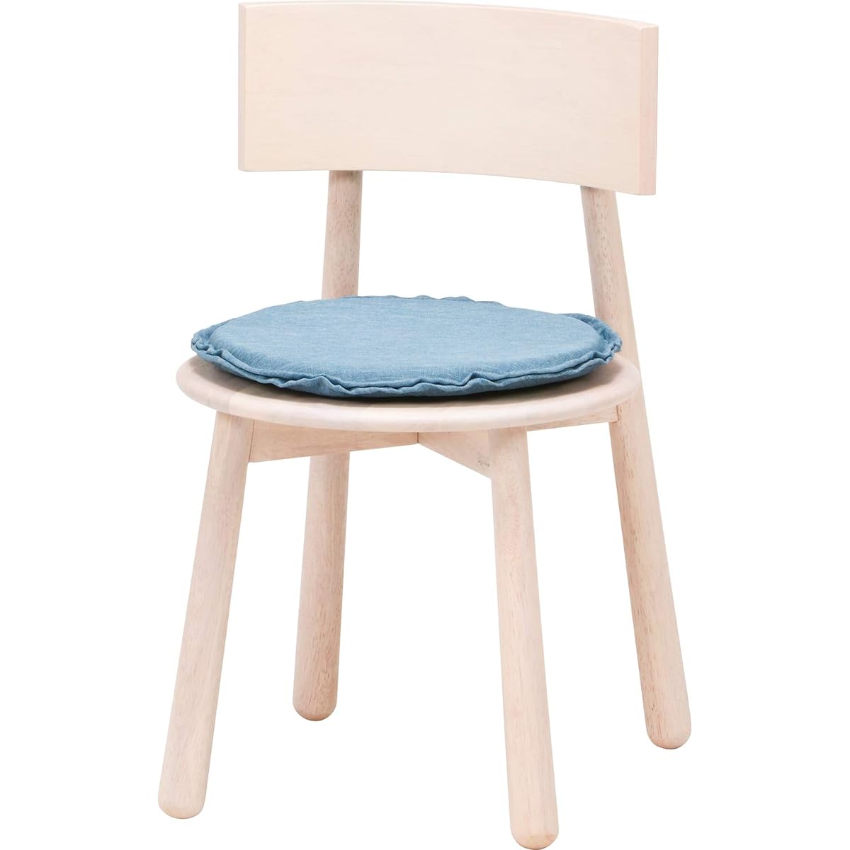 Fuji Boeki Dining Chair Seat Height 42cm White Wash Natural Wood Natural Signature Timba 37666