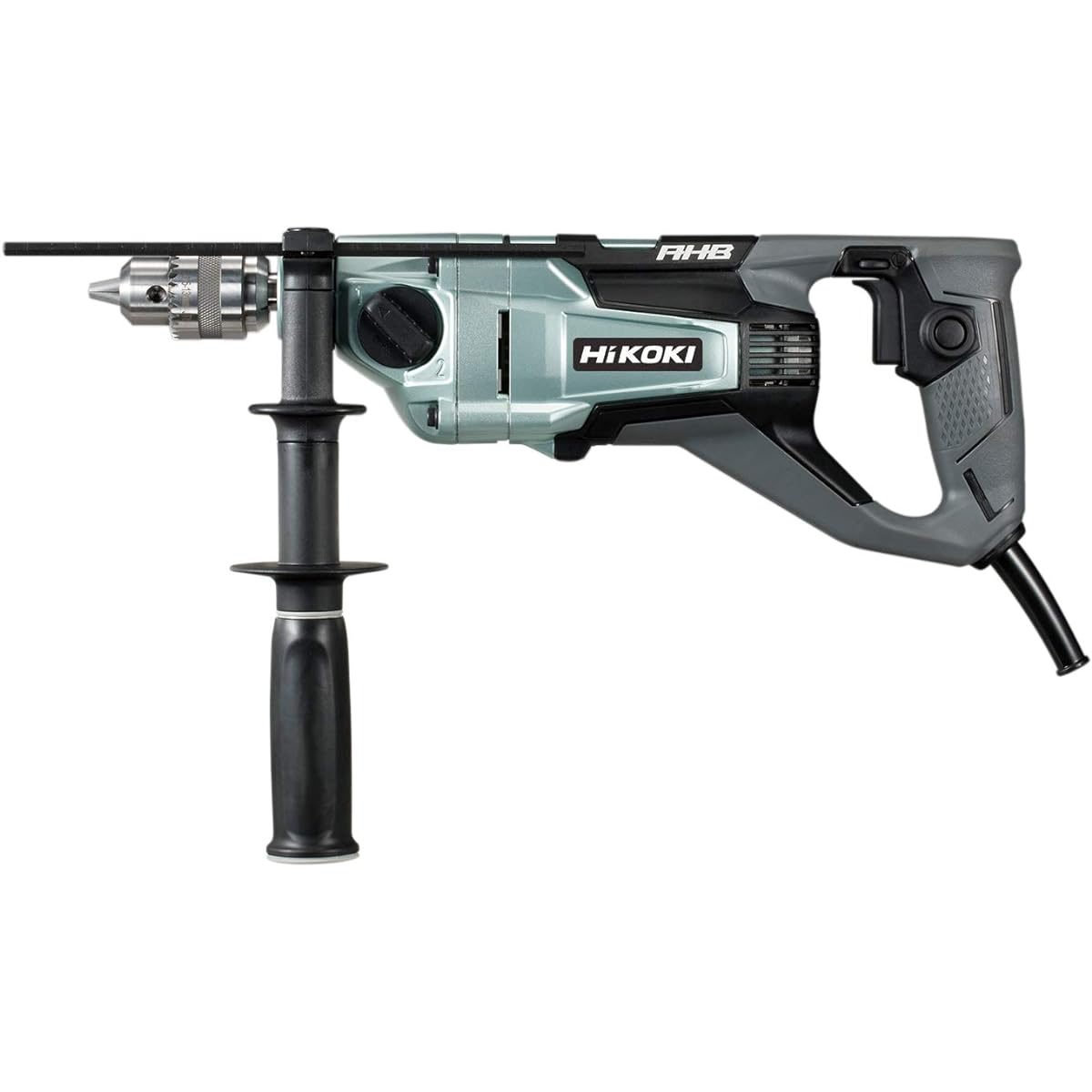 HiKOKI Two-speed Drill, Ironwork High Speed 8mm/Low Speed 13mm, Woodworking 25mm/40mm D13VK