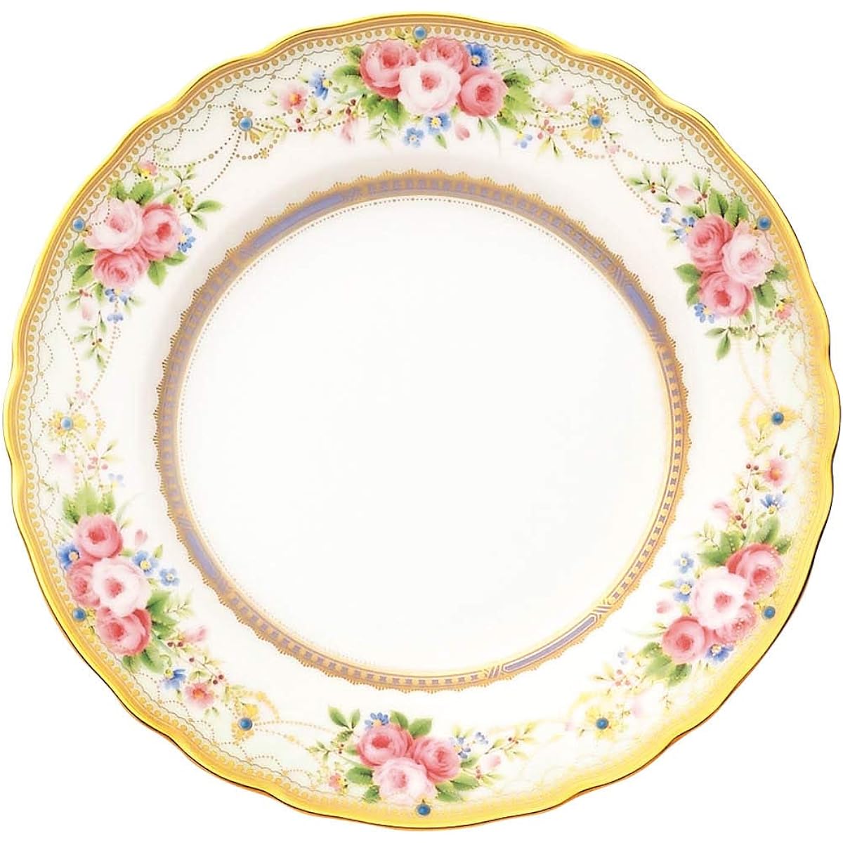 Noritake Plate 21.5cm Aphrodite 1 Piece Green Blur Bone China T50910/4691