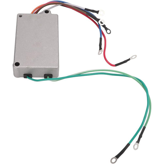CDI Switch Box Wear Resistant Aluminum Alloy ABS Easy Installation 332-4911A2 Replacement OE Ignition CDI Box 114-4911 Replacement CDI Electronics OE Mariner Outboard 20 2 Cylinder 1972‑1977 Replacement