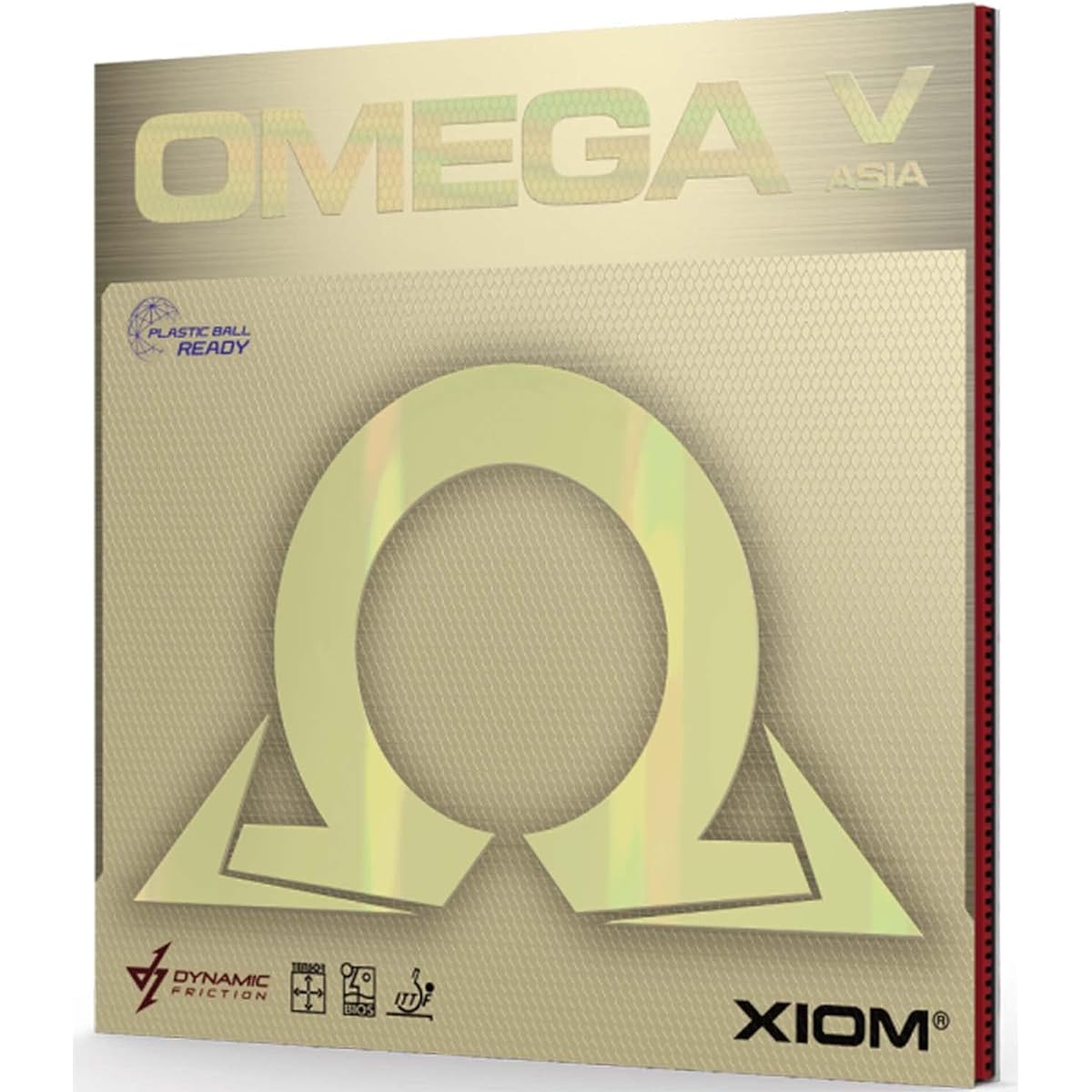 XIOM Table Tennis Rubber Soft Back Omega 5 Asia 10271