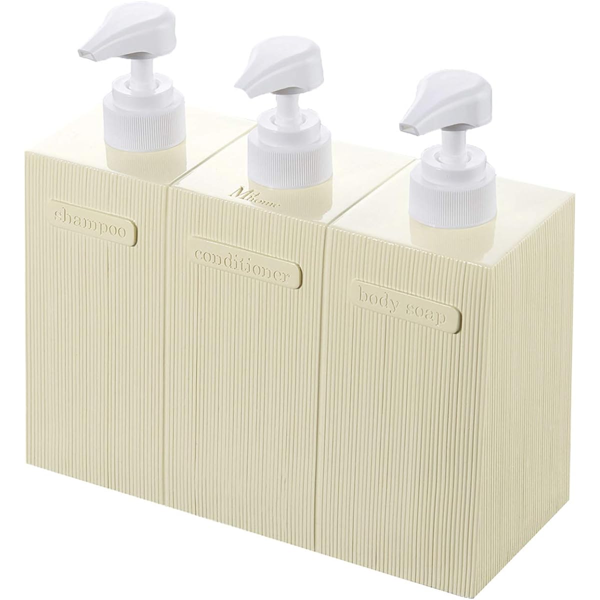 Senko M+home Laurea 3 Soap Bottle Ivory Approx. W23.4 x D9.2 x H15.5cm 86238