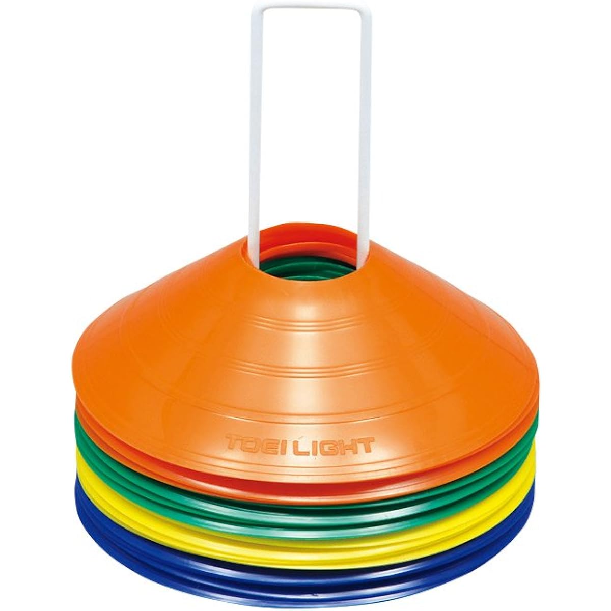 TOEI LIGHT Corner Plate HM20 G-1248 Blue/Green/Orange/Yellow Diameter 19 x Height 5cm