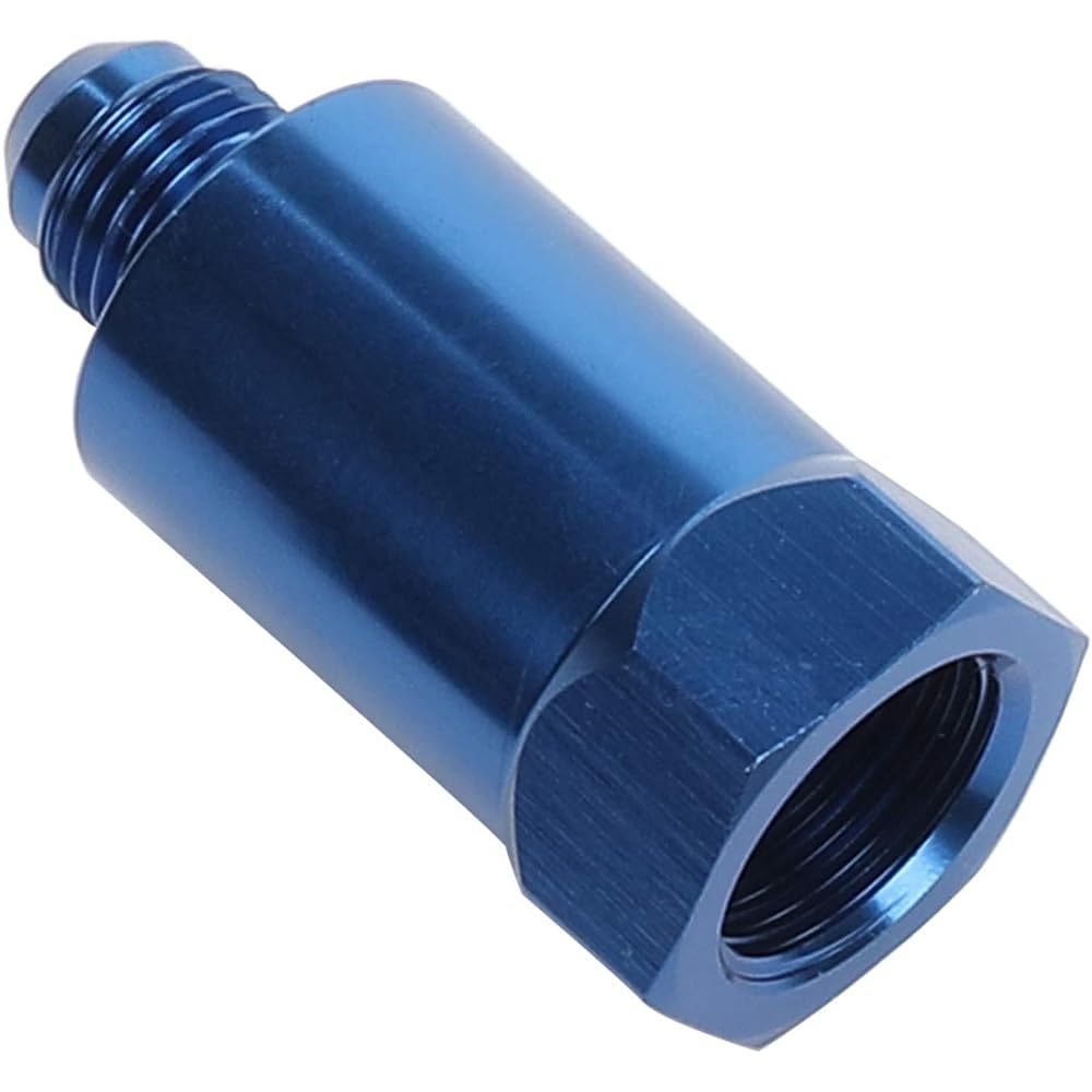Fuel valve/filter. 6an blue 614-06_BL